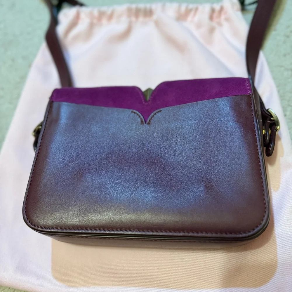 Kate Spade New York Women's Mystery Suede Small Shoulder Bag- Berry Blitz Multi